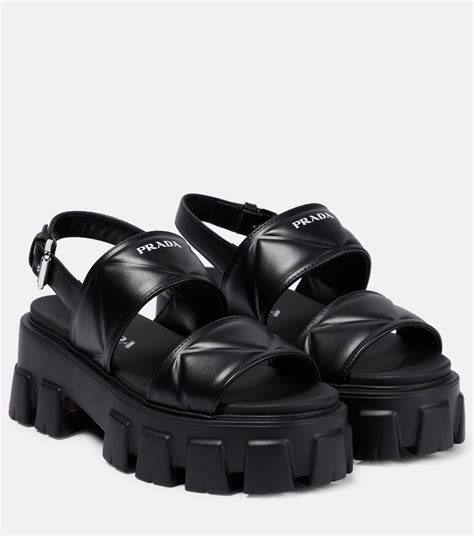 prada monolith platform|Prada Sandals for Women .